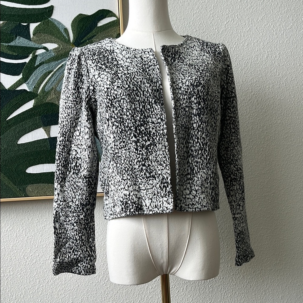 Anthropologie Dolan Black and White Women's Jacket M - Picture 2 of 6